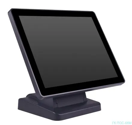 Сенсорный монитор POSCenter EVA-150 (15", 4:3, 1024х768, VGA, P-CAP touch - USB, MSR) черный