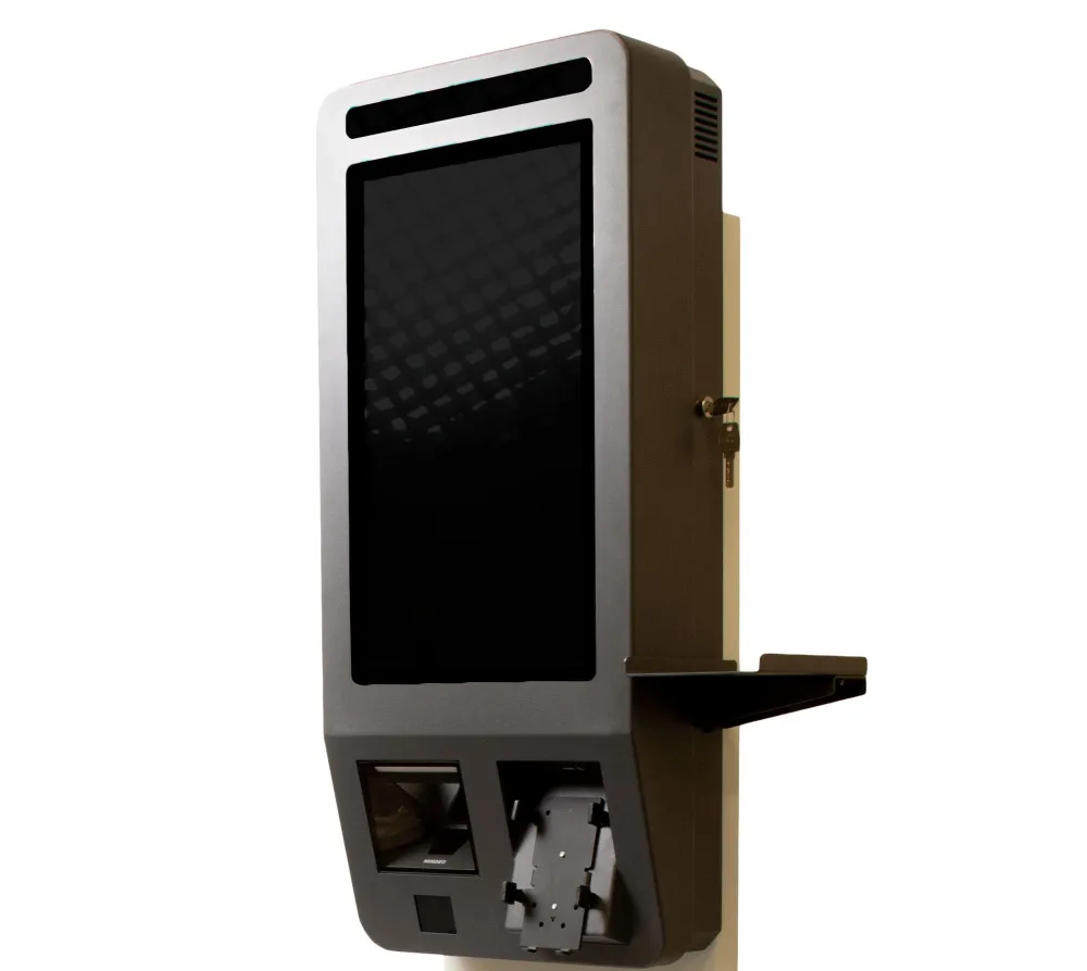 Касса самообслуживания POScenter SCO-200 Lite (21.5”, J1900/M4Gb/SSD240Gb, 2D сканер, Светофор, З цвета. Крепление кассы к прилавку/на стойке/к стене). Крепление к прилавку/стойка в комплект поставки не входит.
